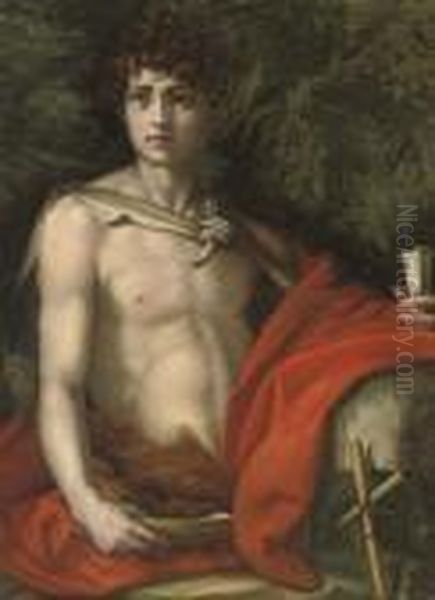 Saint John The Baptist Oil Painting by Andrea Del Sarto