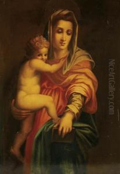 The Madonna And Child Oil Painting by Andrea Del Sarto