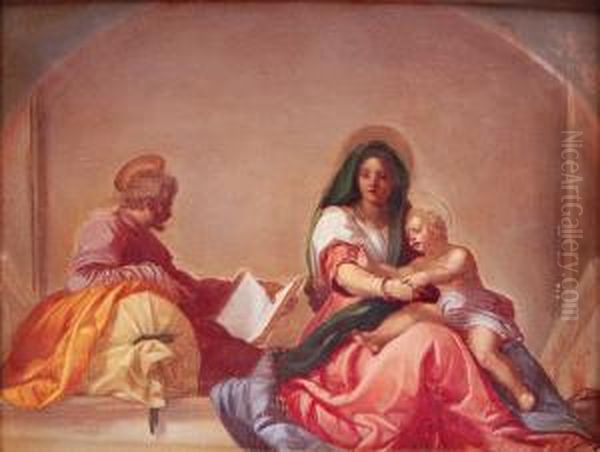 Madonna Del Sacco Oil Painting by Andrea Del Sarto