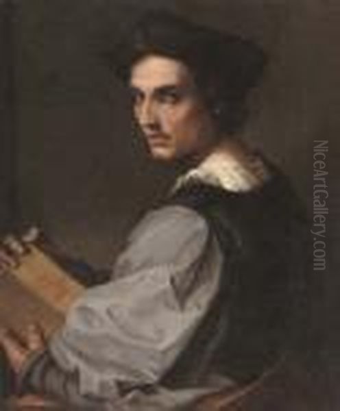 Self-portrait Of The Artist Oil Painting by Andrea Del Sarto