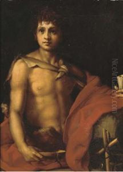 Saint John The Baptist Oil Painting by Andrea Del Sarto