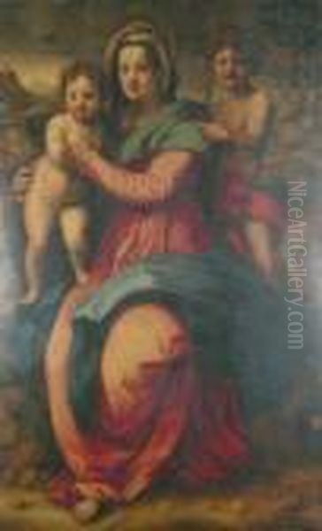 The Porta Pinti Madonna Oil Painting by Andrea Del Sarto