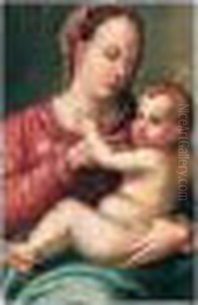 The Madonna And Child Oil Painting by Andrea Del Sarto