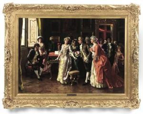 The Recital Oil Painting by Federico Andreotti