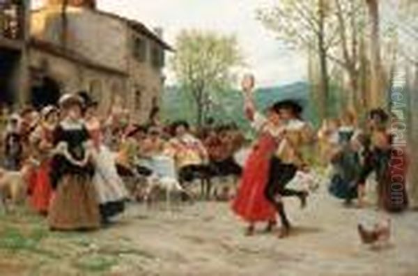 The Wedding Dance Oil Painting by Federico Andreotti