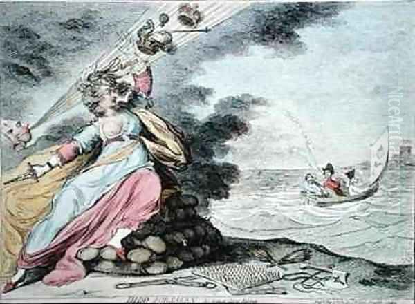 Dido Forsaken Oil Painting by James Gillray