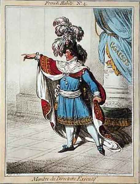 Membre du Directoire Executif 2 Oil Painting by James Gillray