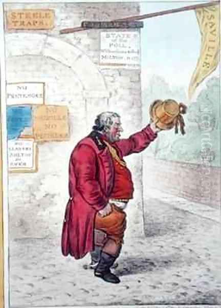 Orange Jumper Oil Painting by James Gillray