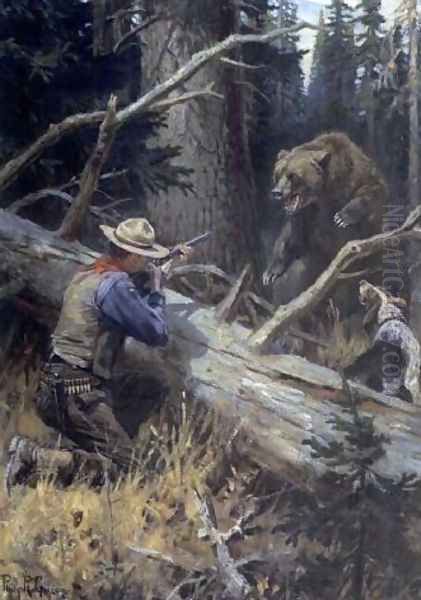 Dangerous sport Oil Painting by Philip Russell Goodwin