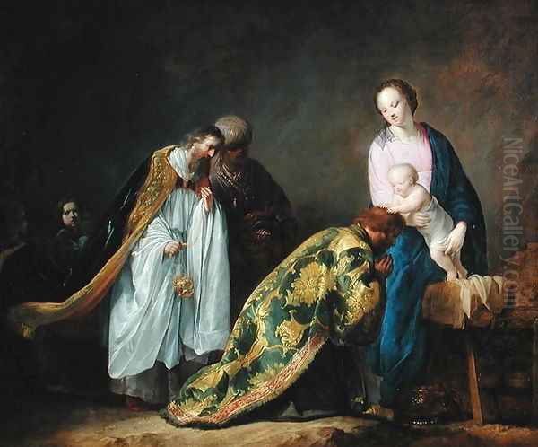 The Adoration of the Magi 1638 Oil Painting by Pieter de Grebber