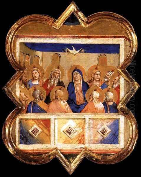 Pentecost Oil Painting by Taddeo Gaddi