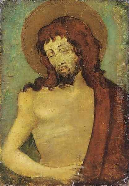 Christ Oil Painting by Taddeo Gaddi