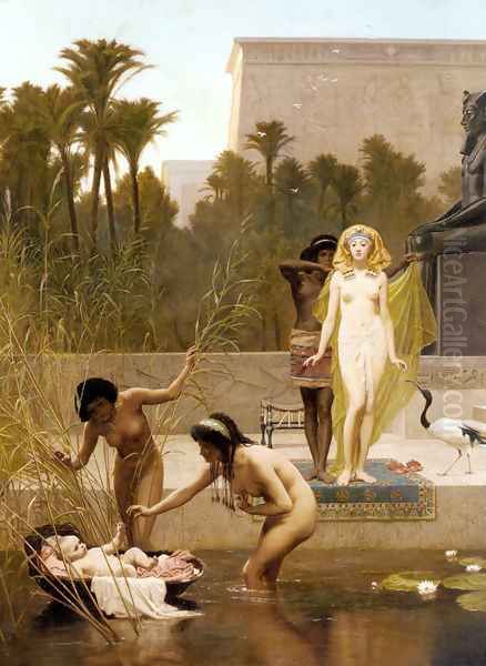 The Finding of Moses Oil Painting by Frederick Goodall