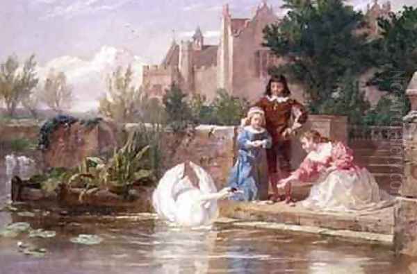 The Children of Charles I Oil Painting by Frederick Goodall