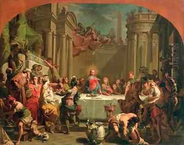 Marriage feast at Cana Oil Painting by Gaetano Gandolfi