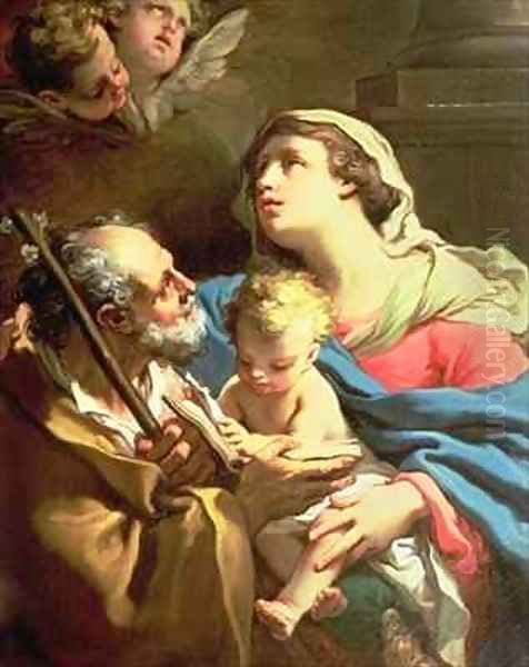 The Holy Family Oil Painting by Gaetano Gandolfi