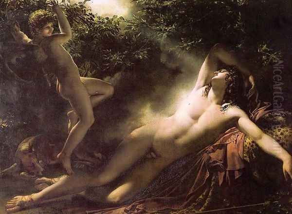 Endymion Asleep Oil Painting by Anne-Louis Girodet de Roucy-Triosson