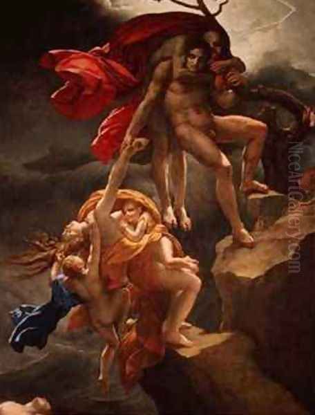 The Flood Oil Painting by Anne-Louis Girodet de Roucy-Triosson