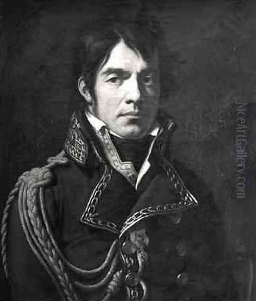 Baron Dominique Jean Larrey 1766-1842 Oil Painting by Anne-Louis Girodet de Roucy-Triosson