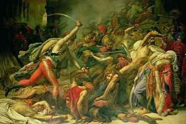 The Revolt at Cairo Oil Painting by Anne-Louis Girodet de Roucy-Triosson