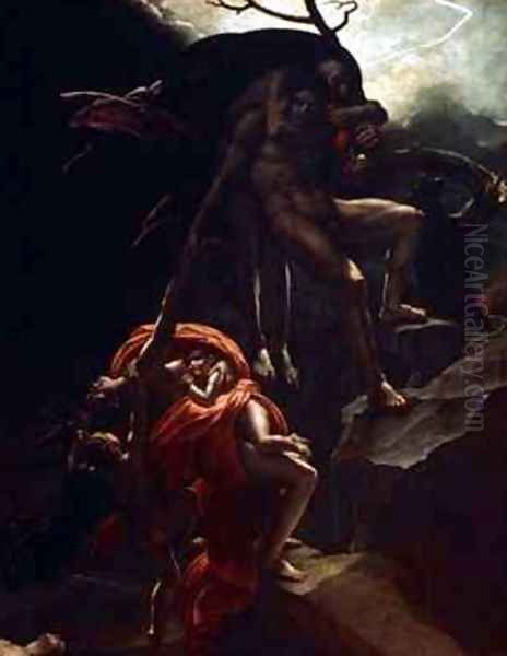 The Flood 2 Oil Painting by Anne-Louis Girodet de Roucy-Triosson