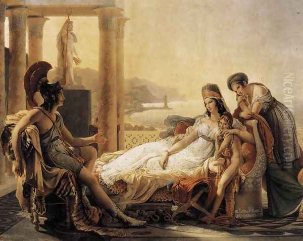 Dido and Aeneas c. 1815 Oil Painting by Pierre-Narcisse Guerin