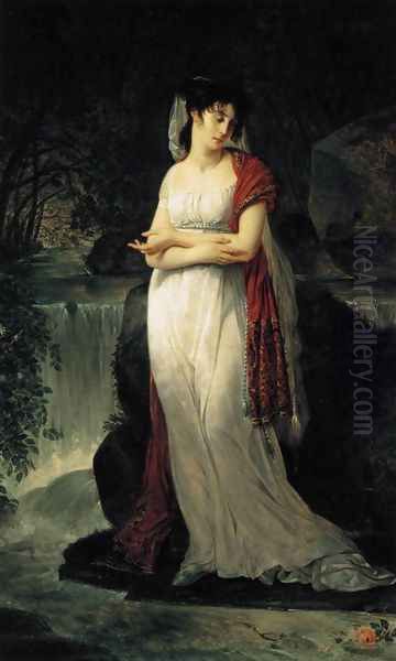 Christine Boyer c. 1800 Oil Painting by Antoine-Jean Gros