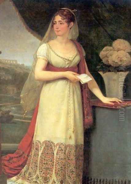 Josephine Tasher De La Pagerie Oil Painting by Antoine-Jean Gros