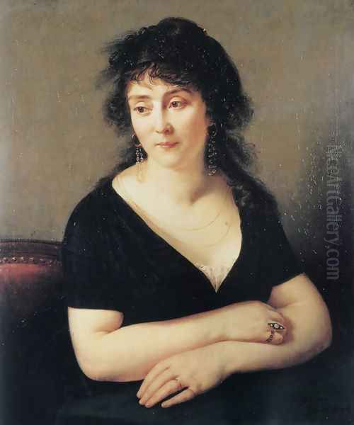 Portrait of Madame Bruyere Oil Painting by Antoine-Jean Gros