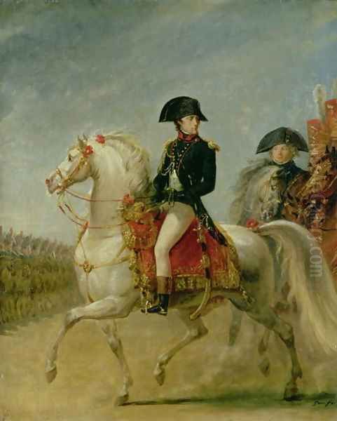 General Bonaparte 1769-1821 Reviewing the Troops Oil Painting by Antoine-Jean Gros