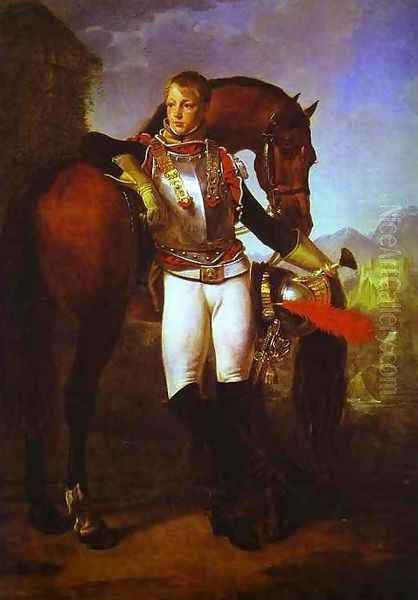 Lieutenant Charles Legrand Oil Painting by Antoine-Jean Gros