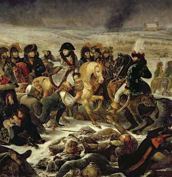 Napoleon on the Battle Field of Eylau Oil Painting by Antoine-Jean Gros