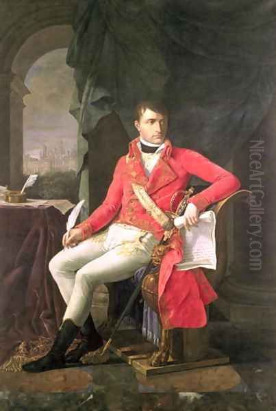 Napoleon 1769-1821 as First Consul Oil Painting by Antoine-Jean Gros