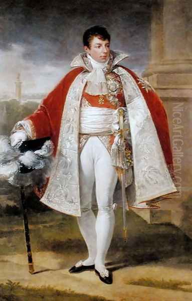 Geraud Christophe Michel Duroc 1772-1813 Duke of Frioul Oil Painting by Antoine-Jean Gros