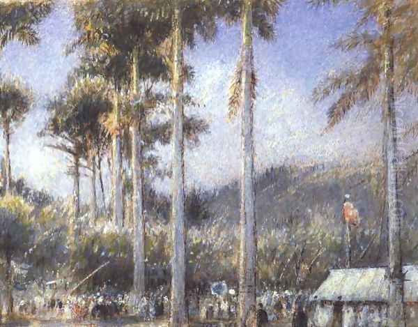 Grenada West Indies Oil Painting by Albert Goodwin