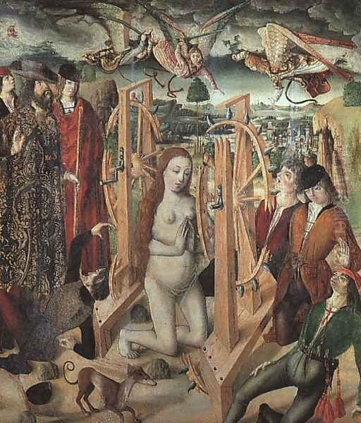 The Martyrdom of Saint Catherine Oil Painting by Fernando Gallego