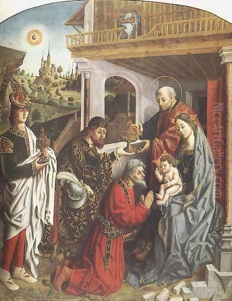 Epiphany c. 1480 Oil Painting by Fernando Gallego