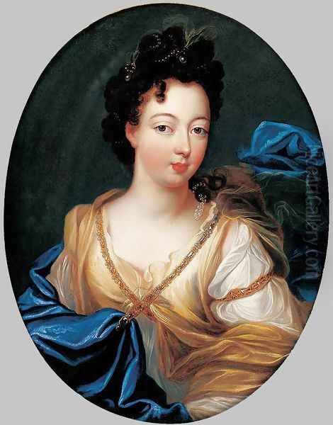 Portrait of the Duchess of Modena Oil Painting by Pierre Gobert