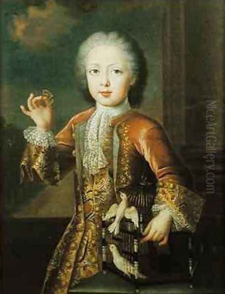 Charles Alexandre 1712-80 Prince of Lorraine Oil Painting by Pierre Gobert