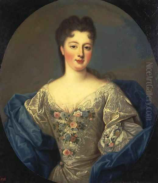 Portrait of Luiza Adelaida of Orleans Oil Painting by Pierre Gobert