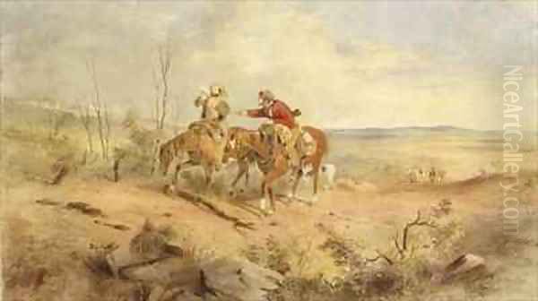 Overlanders Oil Painting by Samuel Thomas Gill