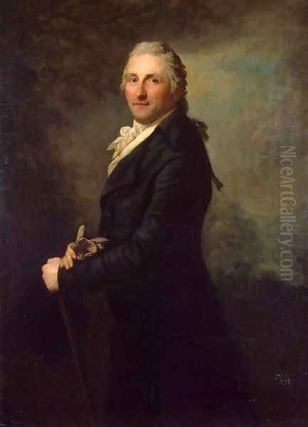 Portrait of George Leopold de Gogul Oil Painting by Anton Graff