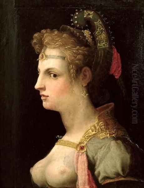 Venus Victrix Oil Painting by Michele di Ridolfo del Ghirlandaio (see Tosini)