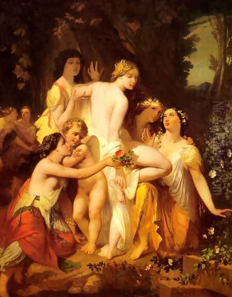 The Bath of Venus Oil Painting by Auguste Glaize