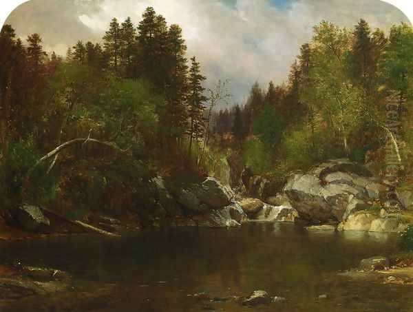 Calm Pond Oil Painting by Samuel Lancaster Gerry