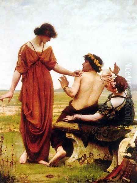 Destiny Oil Painting by Thomas Cooper Gotch