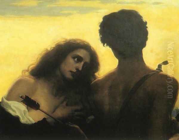 Monsigneur Love Oil Painting by Thomas Cooper Gotch