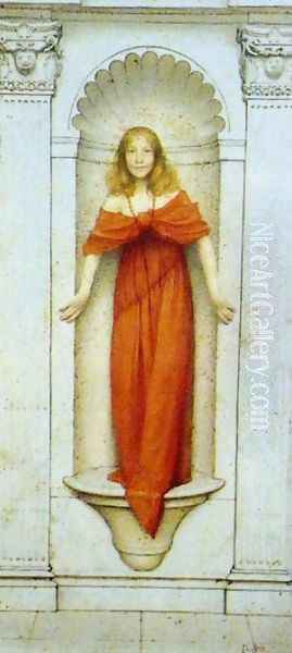 A Jest Oil Painting by Thomas Cooper Gotch