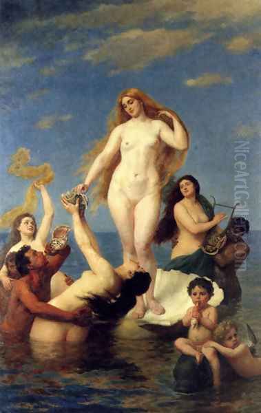 Venus Oil Painting by Franz Goethe