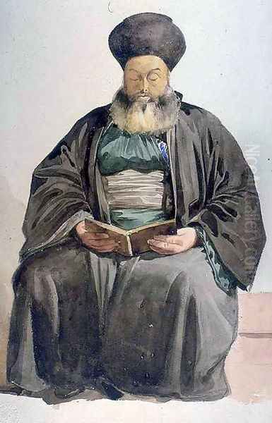 Armenian Priest, Smyrna Oil Painting by Charles-Gabriel Gleyre